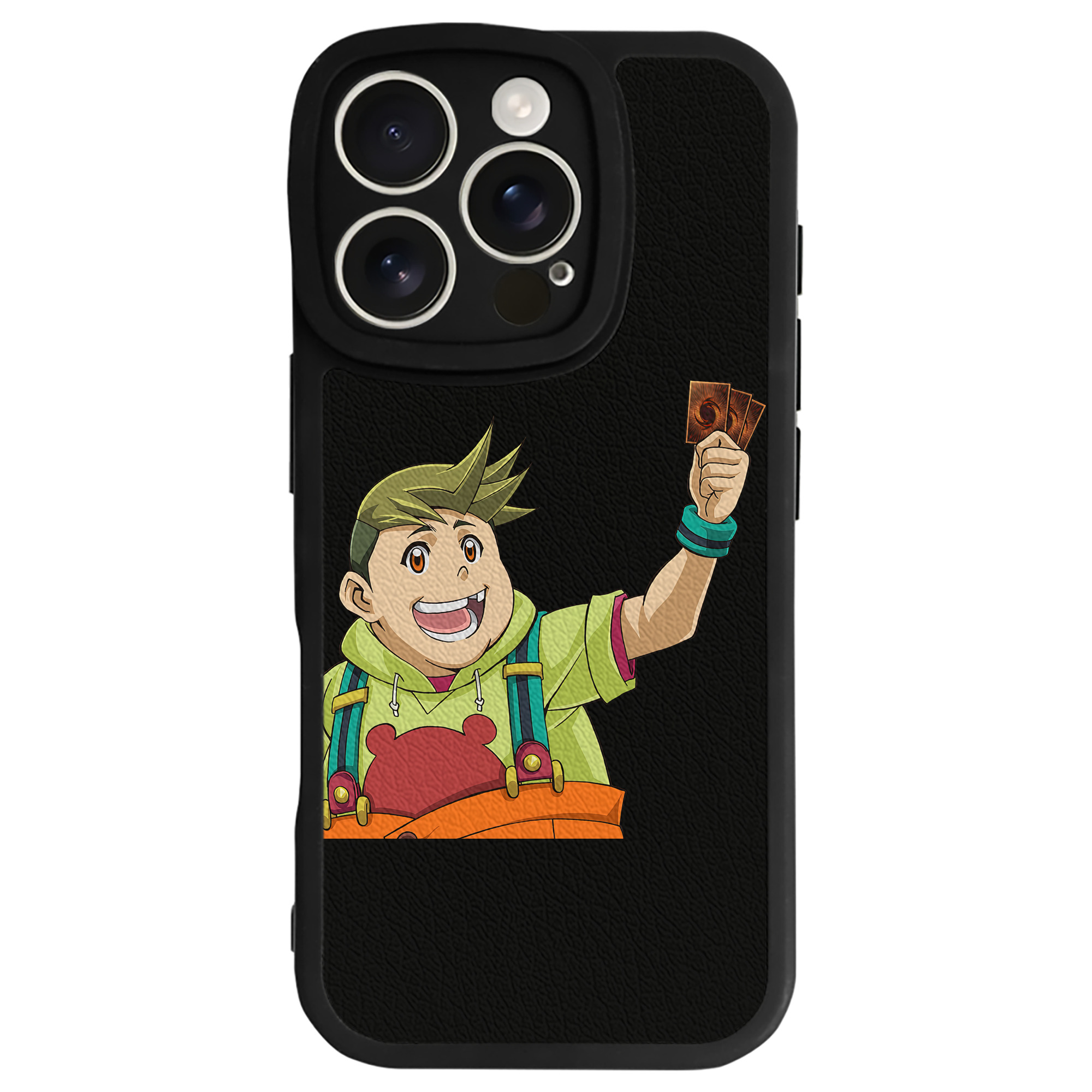 遊☆戯☆王 Yu-Gi-Oh! 【iPhone 16シリーズ対応】シリコンスマホケース（レザー調） 材質：シリコン